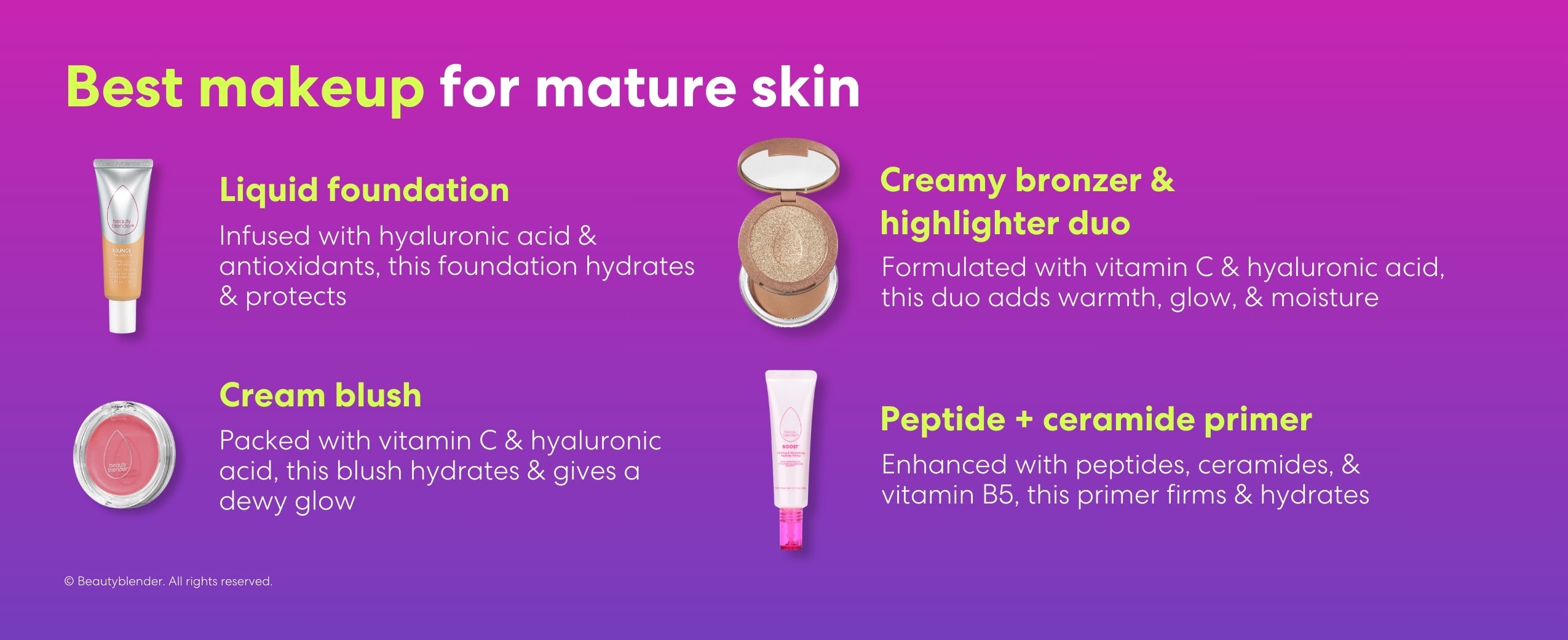 Best makeup for mature skin