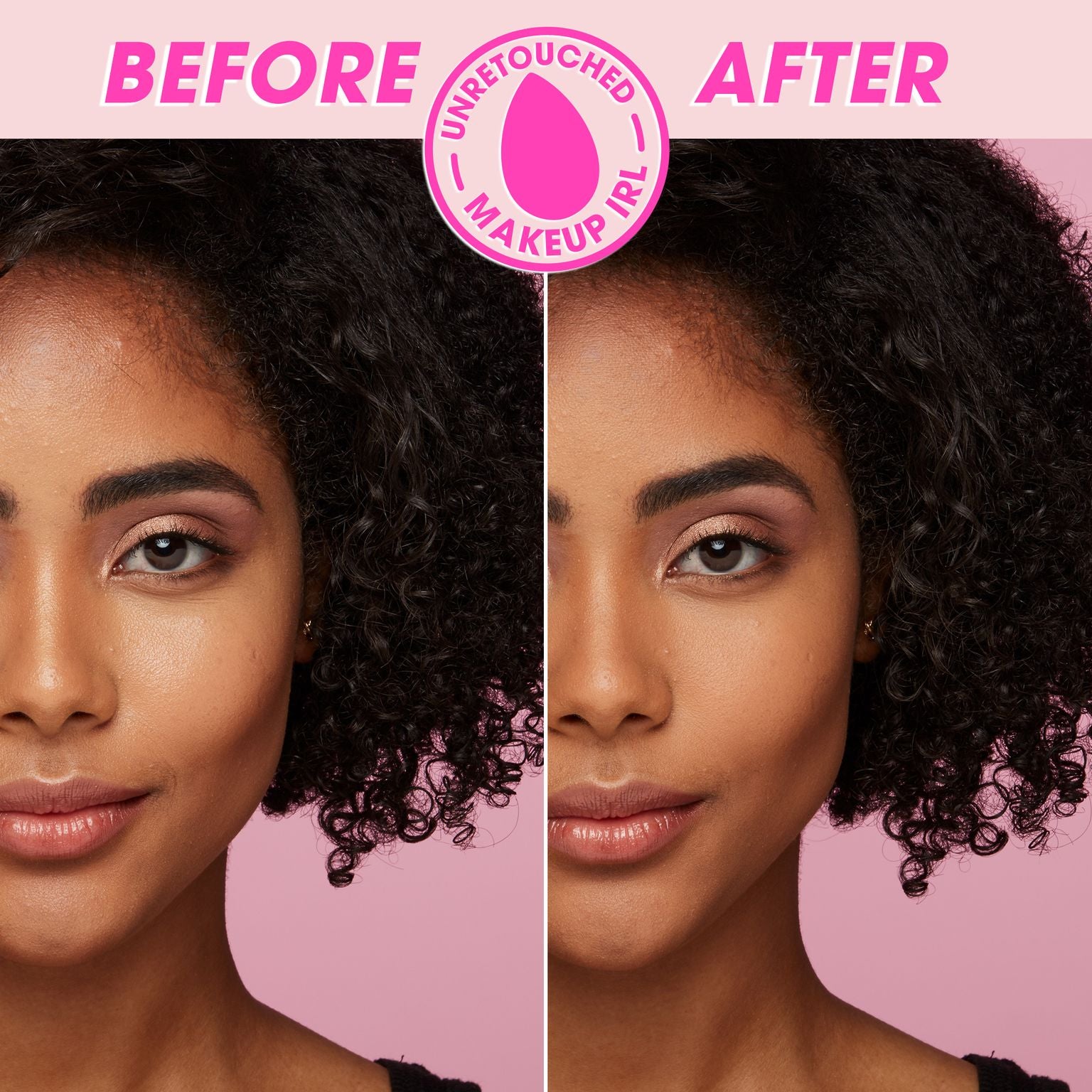 buffsetting-powder-model-before-and-after-application-of-bounce™-soft-focus-gemstone-setting-powder-showing-more-even-skin-tones