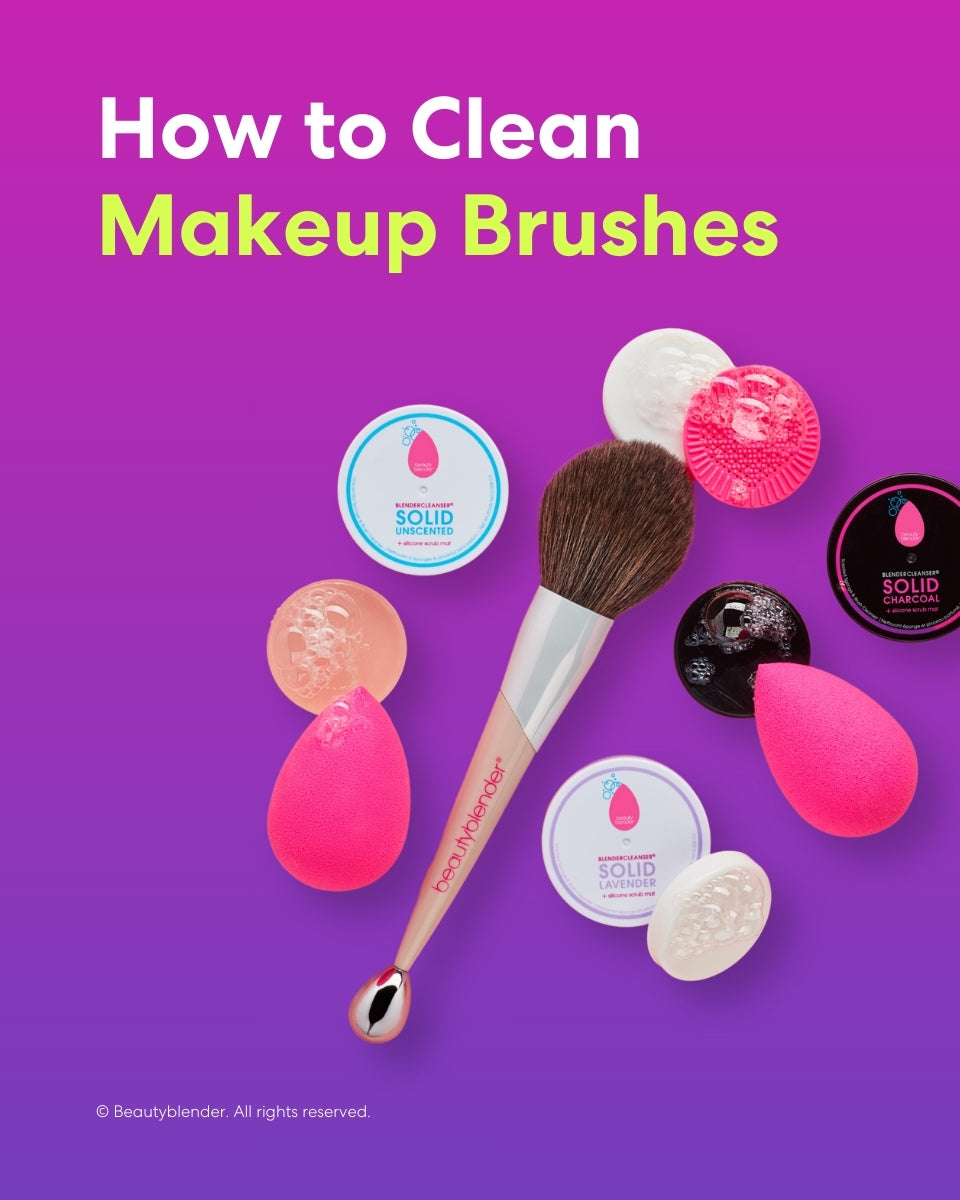 How to clean makeup brushes
