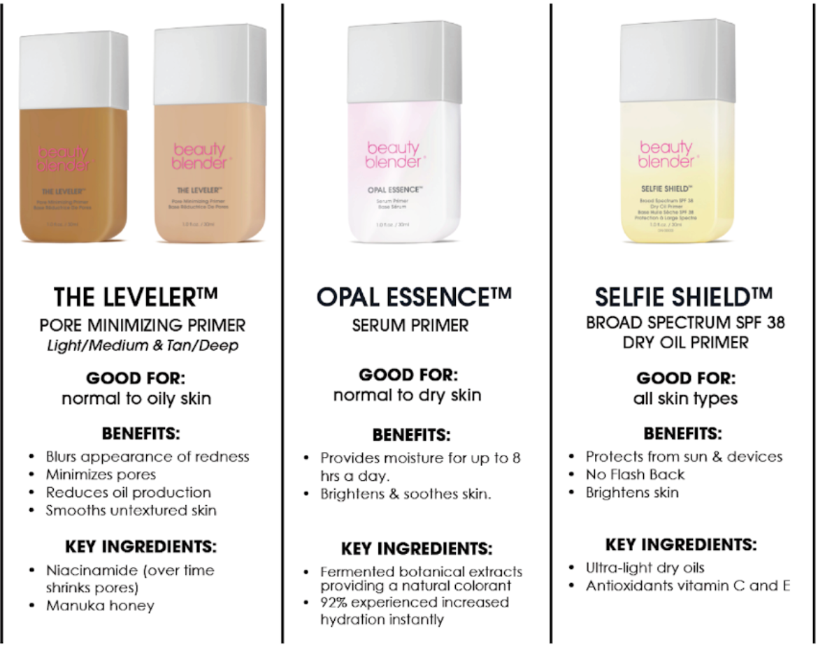 beautyblender makeup primer