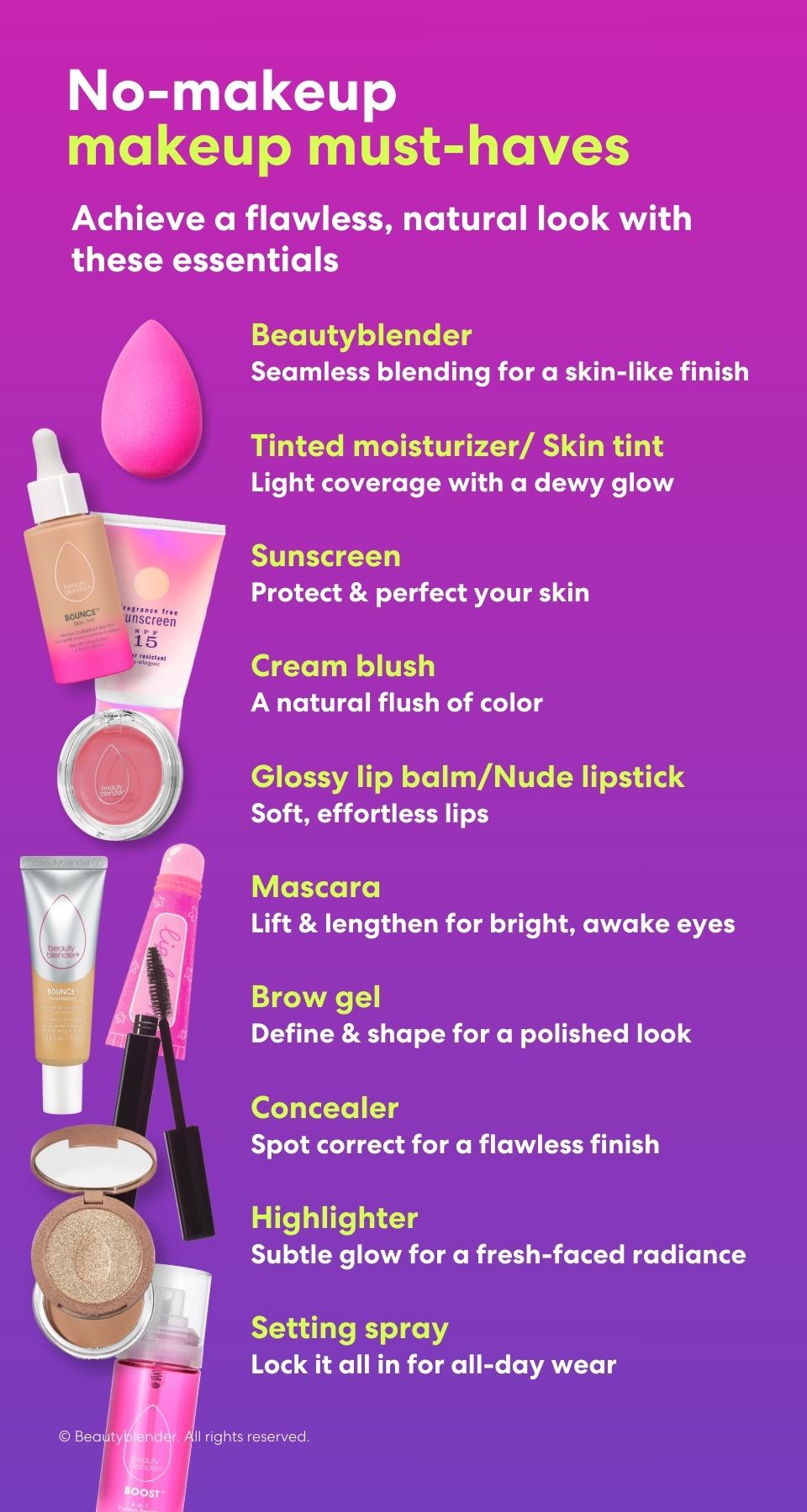 No-makeup makeup must-haves