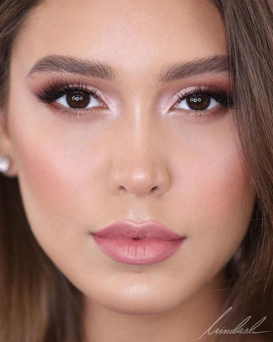 Soft Glam with Rosy Tones